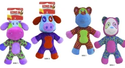 Kong Switcheroos Dual-Sided Squeaks and Plush Dog Toy - Assorted - Large