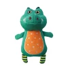 Kong Whoopz Gator Squeak and Spongy Textured Plush Dog Toy - Medium