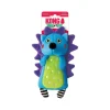 Kong Whoopz Hedgehog Squeak and Spongy Textured Plush Dog Toy - Small
