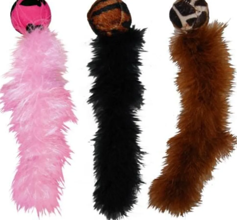 Kong Wild Tails Balla and Feather Catnip Cat Toy
