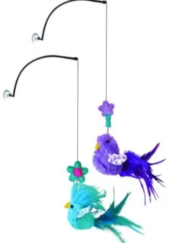 Kong Window or Glass Gripping Feather Cat Teaser Toy