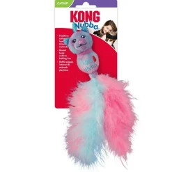 Kong Wubba Caticorn Plush and Sparkle Feather Cat Toy
