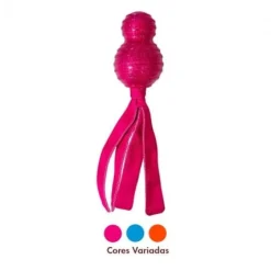 Kong Wubba Comet Squeak and Fetch Rubber and Nylon Dog Toy - Assorted - Large