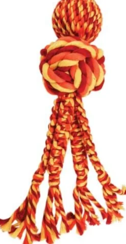 Kong Wubba Weaves with Rope Dog Toy