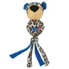 Kong Wubba Zoo Spotted Cheetah Squeak and Fetch Nylon Dog Toy - Large