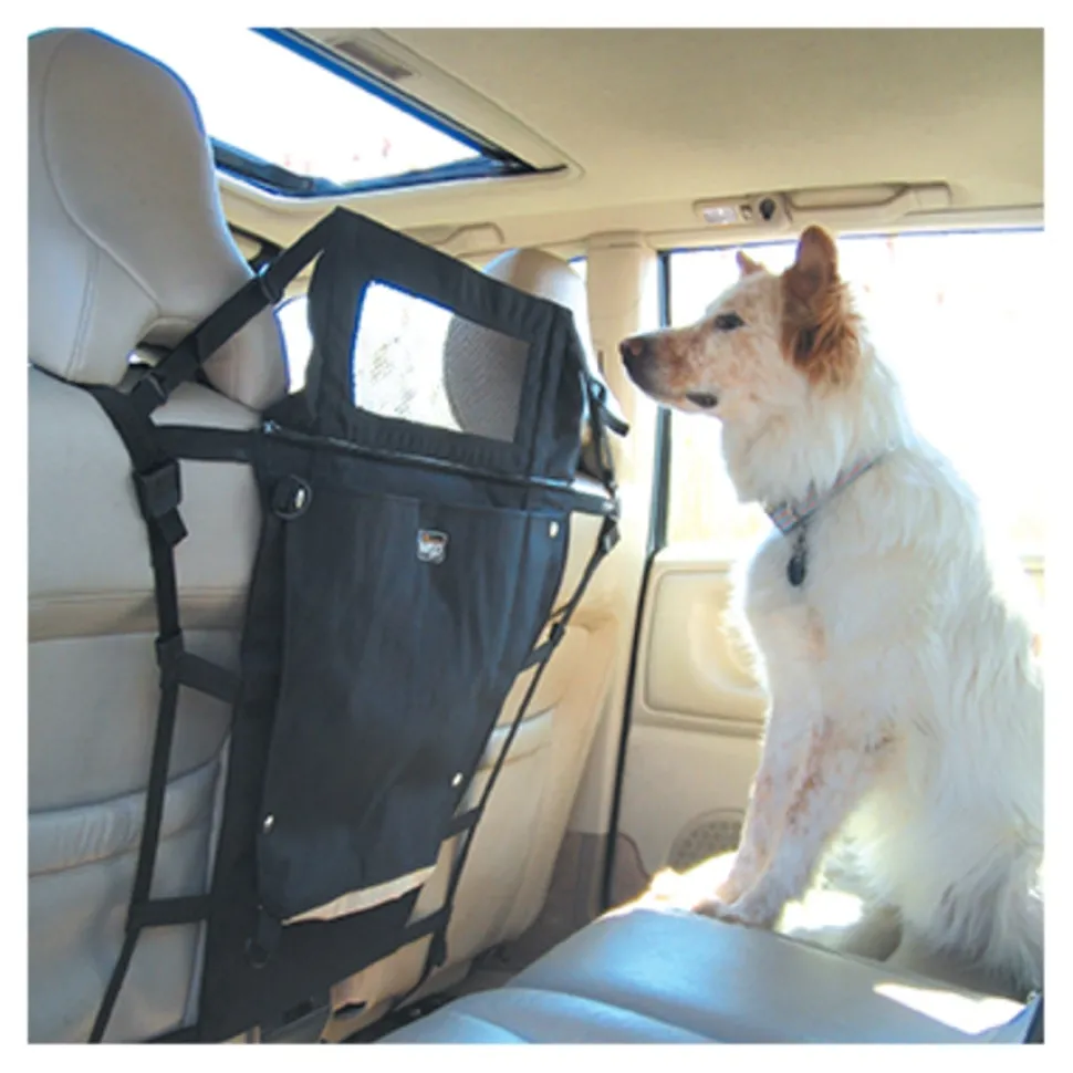 Kurgo Backseat Mesh Car Barrier with Pocket for Pets