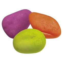 Kurgo Multi-Colored Skipping Stones Fetch and Floating Dog Toy - 3 Pack