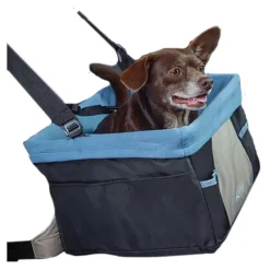Kurgo Rover Dog Booster Car Seat with Seatbelt Tether