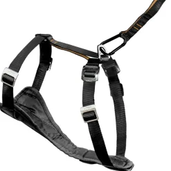 Kurgo Tru-Fit Quick-Release No-Pull Tether Smart Dog Harness - Black