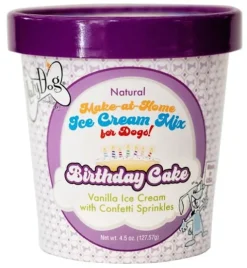 Lazy Dog Make at Home Ice Cream Birthday Mix Soft Baked Dog Treats - 4.5 Oz