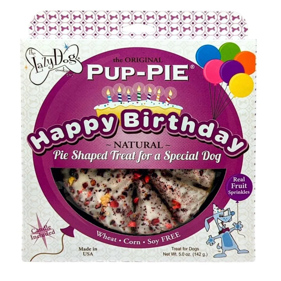 Lazy Dog Pup-Pie Birthday Cake Bites Soft and Chewy Dog Treats - 5 Oz