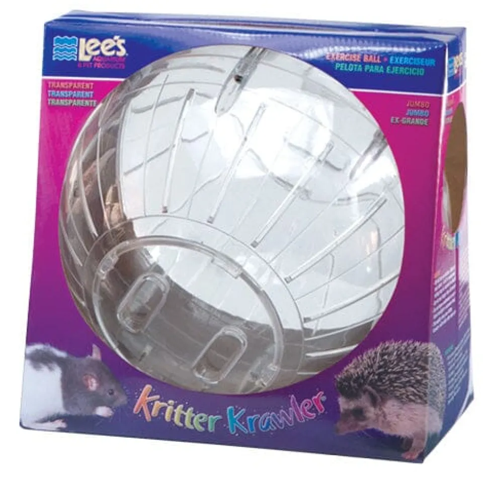 Lee's Kritter Krawler Exercise Ball - Transparent - Jumbo