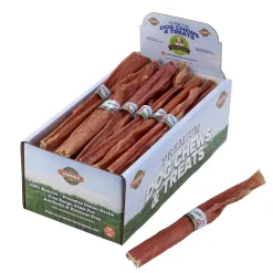 Lennox Bladder Beef Sticks Natural Dog Chews - 12 Inch - 25 Count