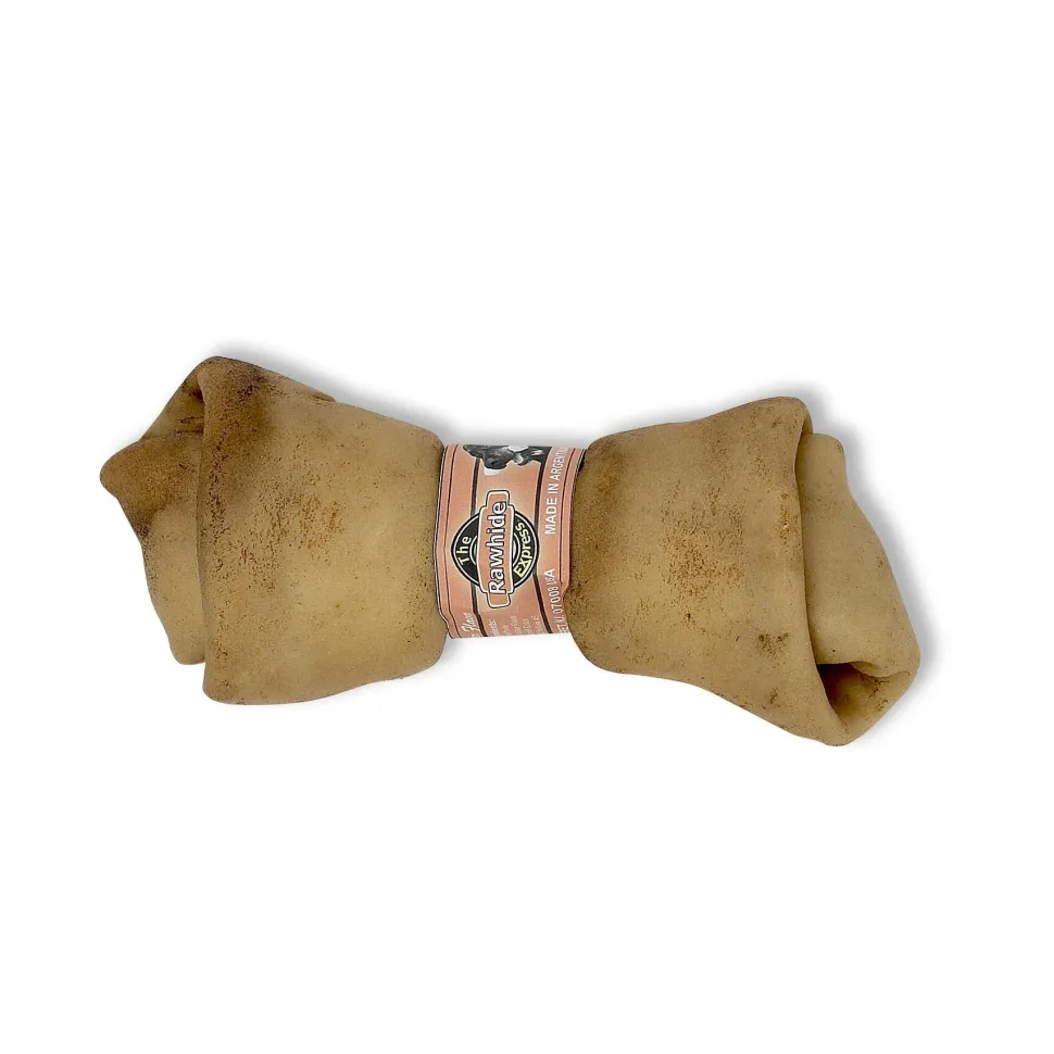 Lennox Knotted Bone Dog Treat Peanut Butter - 7 in
