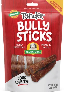 Lennox Tender Bully Sticks Dog Treat - 4-5 in - 6.5 Oz