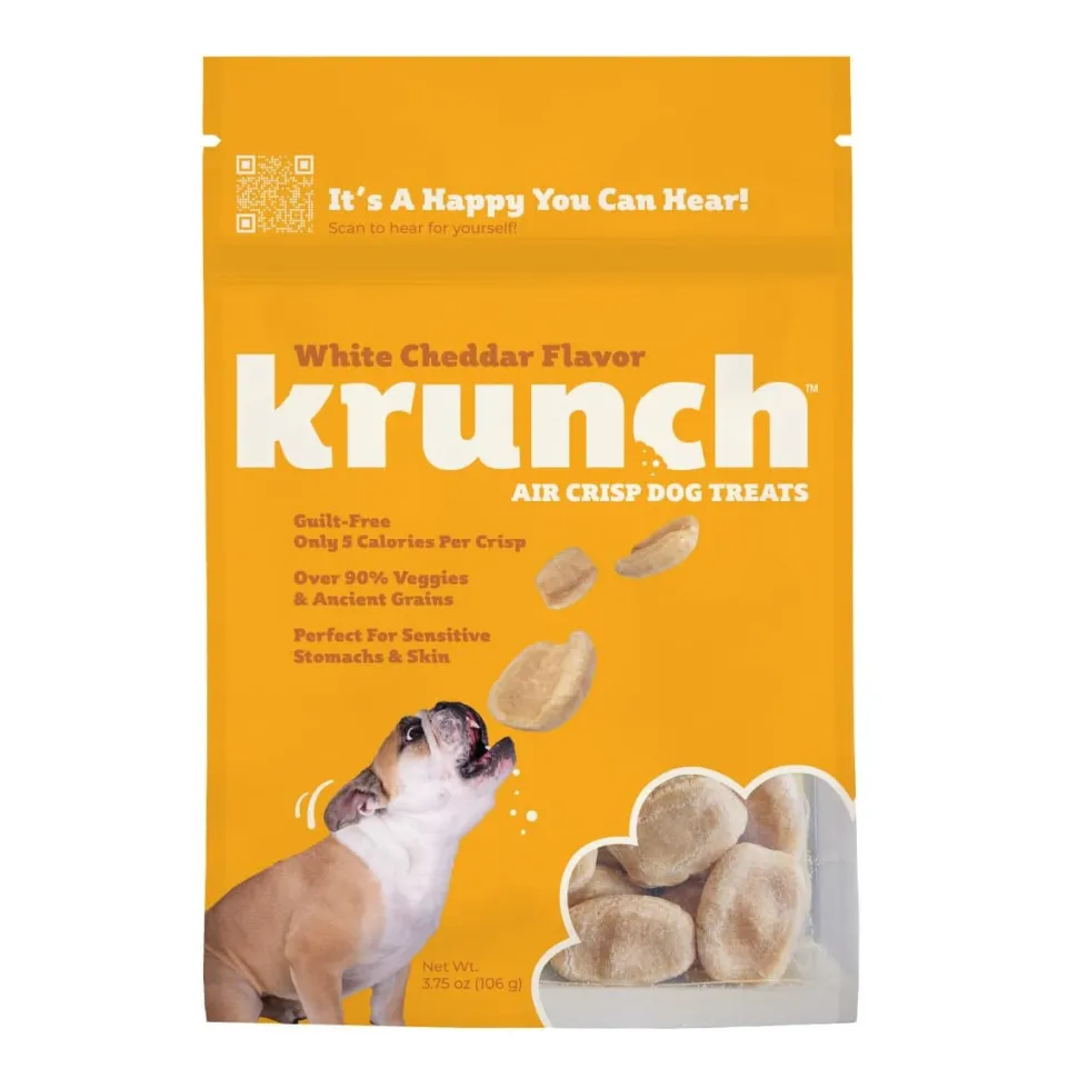 LIQ USA Krunch White Chedder Biscuits and Crunchy Dog Treats - 3.25 Oz