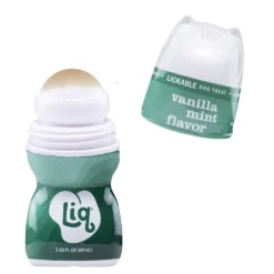 LIQ USA Vanilla and Mint Lickable Roller Dog Treat - 2.03 Oz - Case of 6