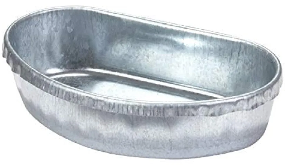 Little Giant Coop Cup Galvanized Small Animal Feeding Dish - 1 Qt