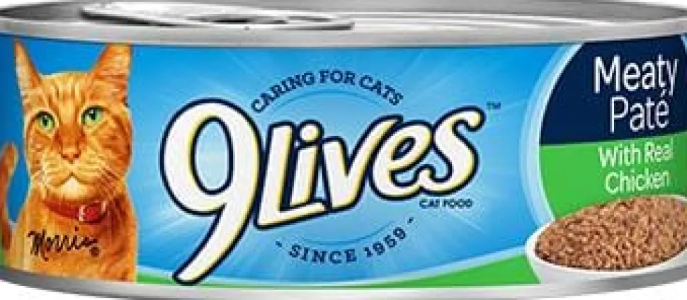9Lives Chicken Meaty Pate Canned Cat Food - 5.5 Oz - Case of 24