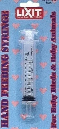 Lixit Hand Feeding Syringe - 10 ml