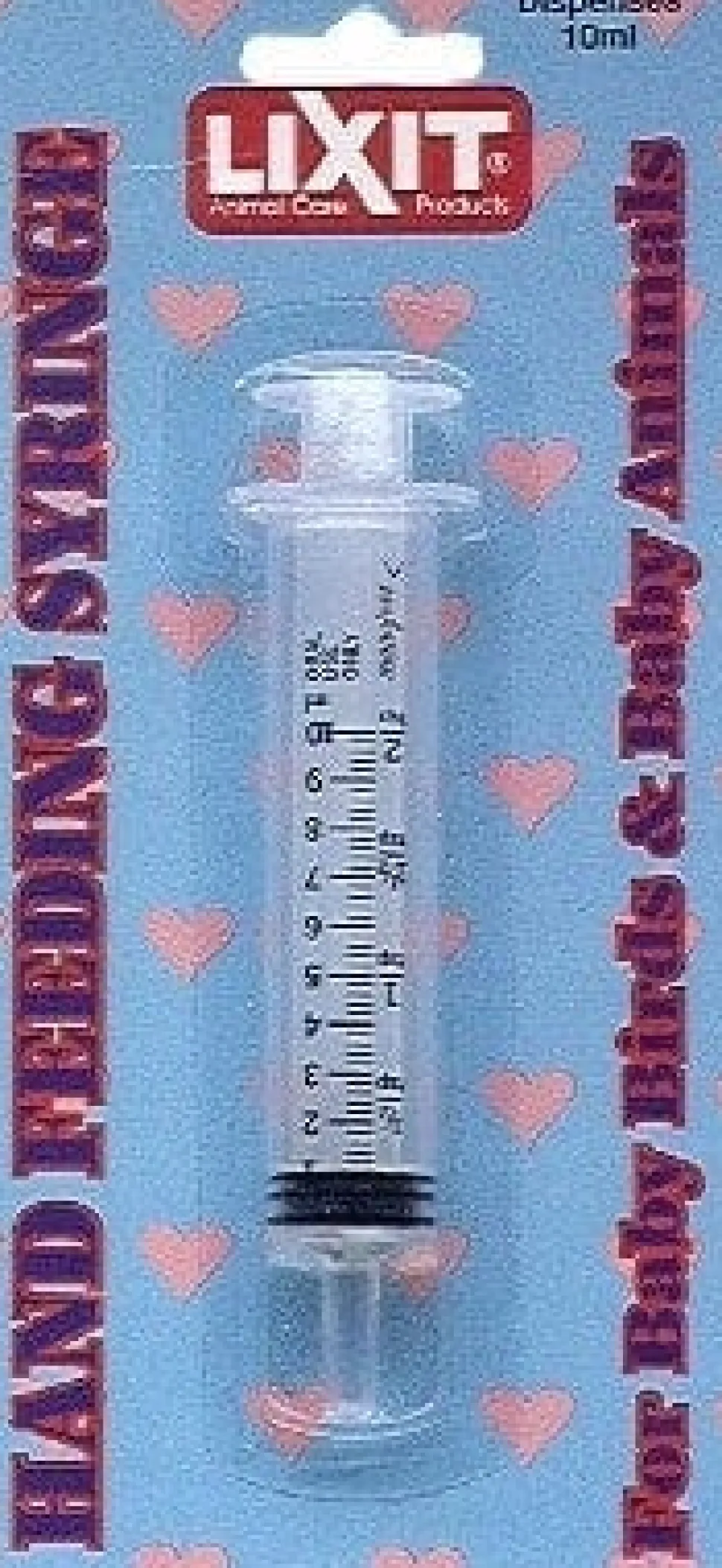 Lixit Hand Feeding Syringe - 10 ml
