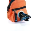 Lola Bean Orange Backpack Dispenser & P/U Pet Waste Bags Pooch