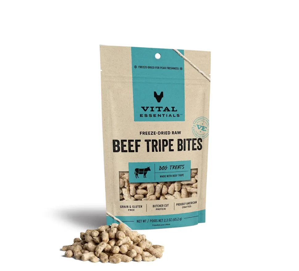 Longevity Raw Bites Just Green Tripe Dehydrated Dog Treats - 4 oz