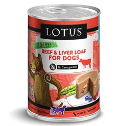 Lotus Grain-Free Loaf Beef Canned Dog Food - 12.5 Oz - Case of 12