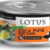 Lotus Pate Grain-Free Duck Canned Cat Food - 5.3 Oz - Case of 24