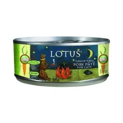 Lotus Pate Grain-Free Pork Canned Cat Food - 5.3 Oz - Case of 24
