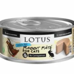 Lotus Pate Grain-Free Rabbit Canned Cat Food - 5.3 Oz - Case of 24