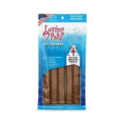 Loving Pets Be Chewsy Alternative Bully Dog Bully Sticks and Natural Chews - 5 Pack