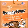 Loving Pets Houndations USA Training Treats with Carabiner Soft and Chewy Dog Treats - Salmon - 4 Oz