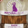 Loving Pets Natural Value USA Stick Recipe Natural Dog Chews - Duck - 14 Oz