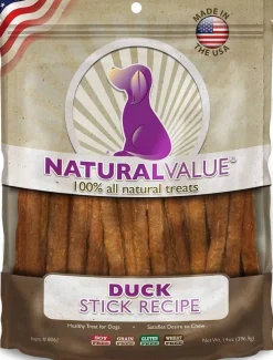 Loving Pets Natural Value USA Stick Recipe Natural Dog Chews - Duck - 14 Oz
