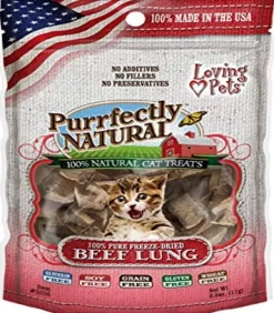 Loving Pets Purely NaturalLung Cat Treats - Beef - .6 Oz