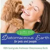 Lumino Organic 100% Food-Grade Diatomaceous Earth for Pets and People - 8 lb Bag