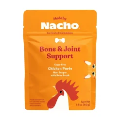 Made by Nacho Bone and Joint Support Chicken Puree Cat Food Topper - 1.4 Oz - Case of 36