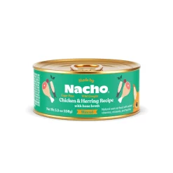 Made by Nacho Chicken and Herring Minced Canned Cat Food - 5.5 Oz - Case of 24