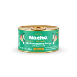 Made by Nacho Chicken and Herring Minced Canned Cat Food - 3 Oz - Case of 24