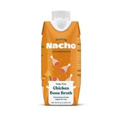 Made by Nacho Chicken Bone Broth Cat Food Topper - 8.4 Oz - Case of 12