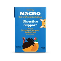 Made by Nacho Digestive Support Turkey and Pleasant Pate in Bone Broth Cat Food - 6.4 Oz - Case of 12