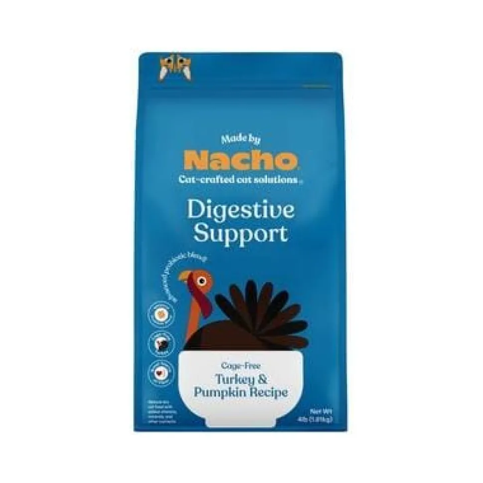 Made by Nacho Digestive Support Turkey and Pumpkin Dry Cat Food - 4 Lbs