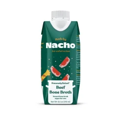 Made by Nacho Raised Beef Bone Broth Cat Food Topper - 8.4 Oz - Case of 12