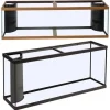 Marineland Corner-Flo Aquarium with 1 Overflow Tank - 75 Gal - 48 X 18 X 21