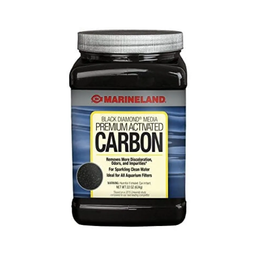 Marineland Diamond Black Activated Carbon Aquarium Filter Media Additives - 22 Oz