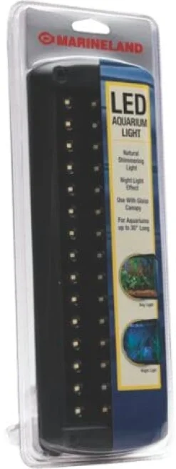 Marineland LED Aquarium Light Bar Aquarium LED Light Fixture - 11 In