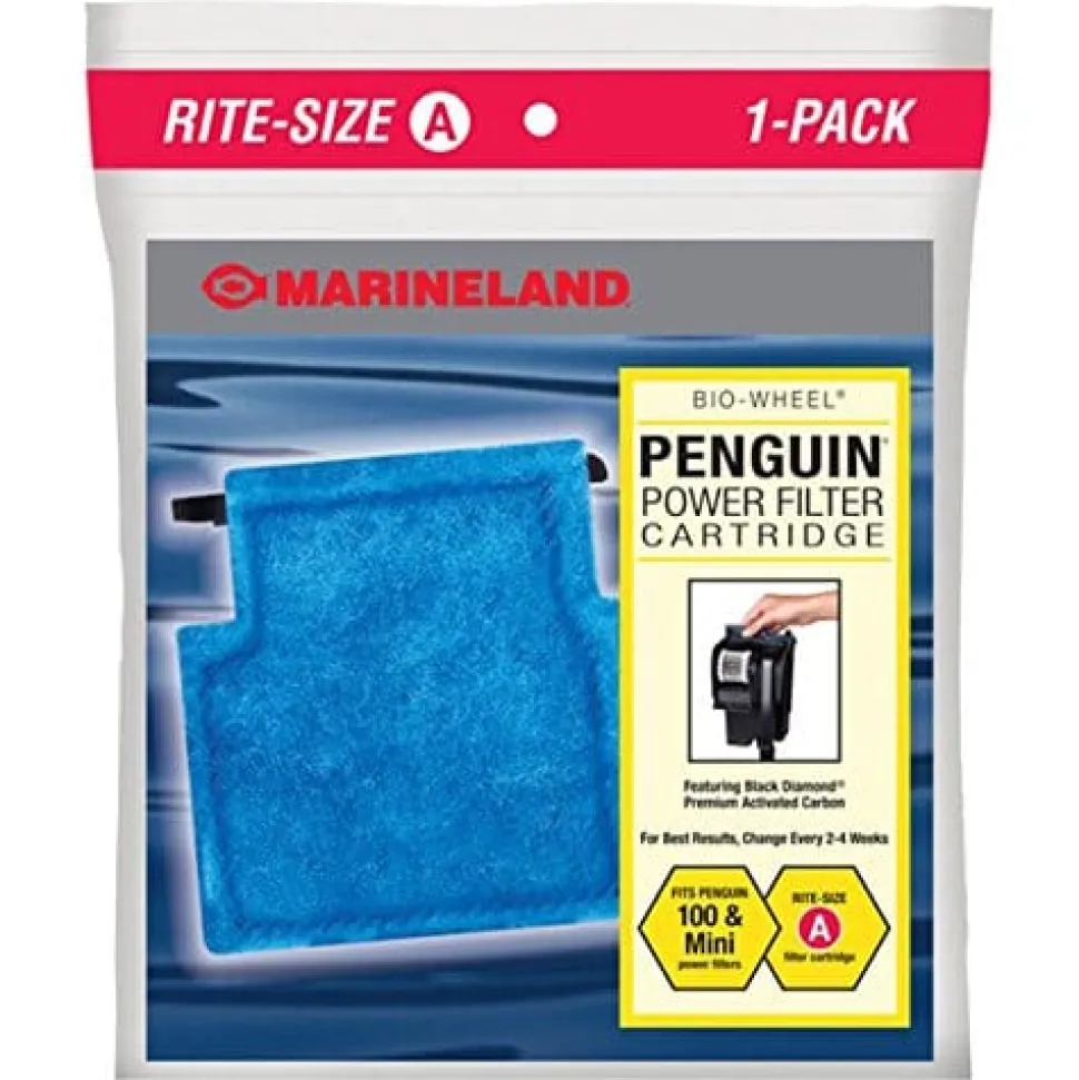 Marineland Penguin Power Filter Cartridge Aquarium Filter Insert - Size A - 1 Pack
