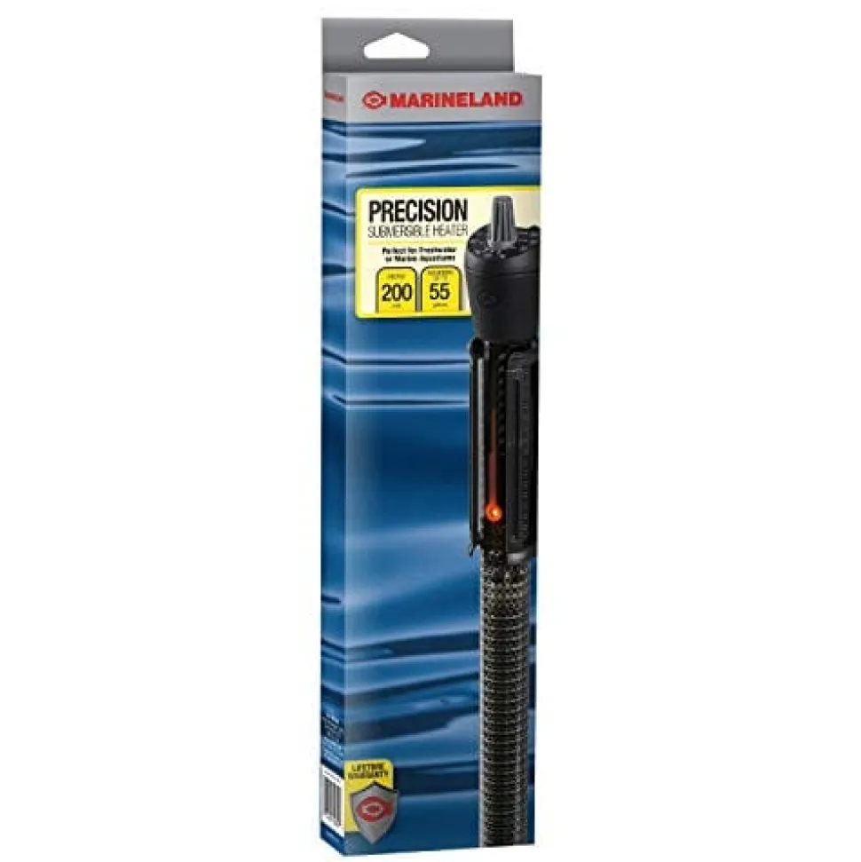 Marineland Precision Submersible Heater Submersible Fish Tank Heater - 200 Watt