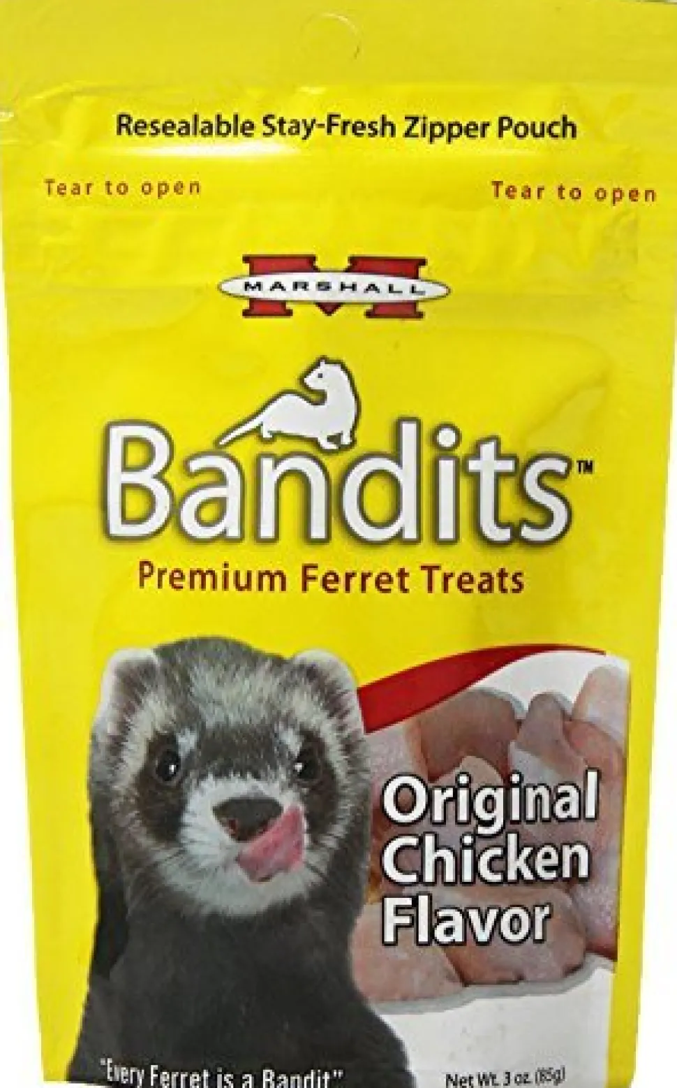 Marshall Bandits Premium Ferret Treat - Original Chicken - 3 oz
